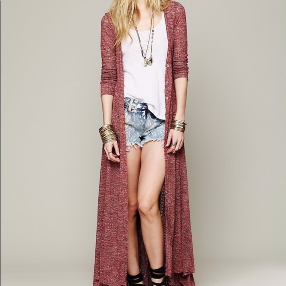 Free People cardi/dress